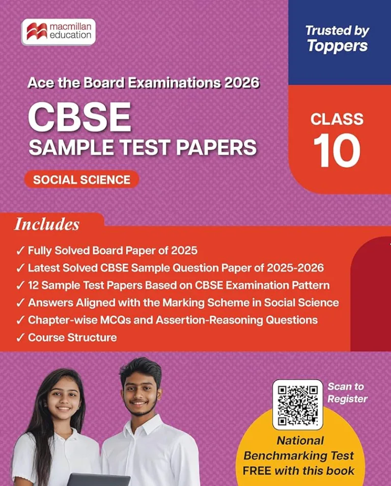 Macmillan Social Science CBSE Sample Question Paper For Class 10th With Solution, 2025-26 - Bhandari Stationers