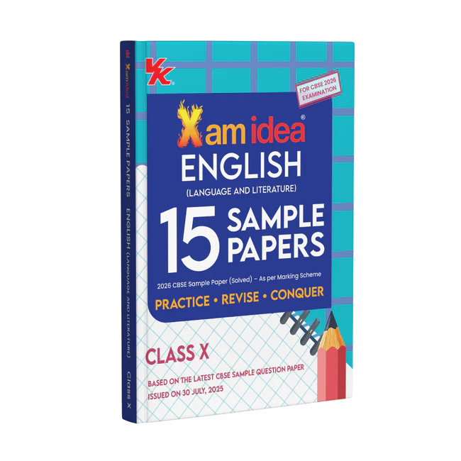 VK Xam idea CBSE English 15 Sample Questions Papers 2026 Class 10th, With Details Solutions - Bhandari Stationers