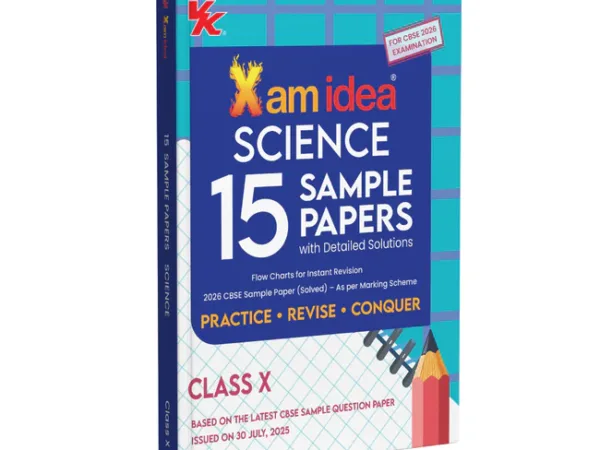 VK Xam idea CBSE Science 15 Sample Questions Papers 2026 Class 10th, With Details Solutions - Bhandari Stationers