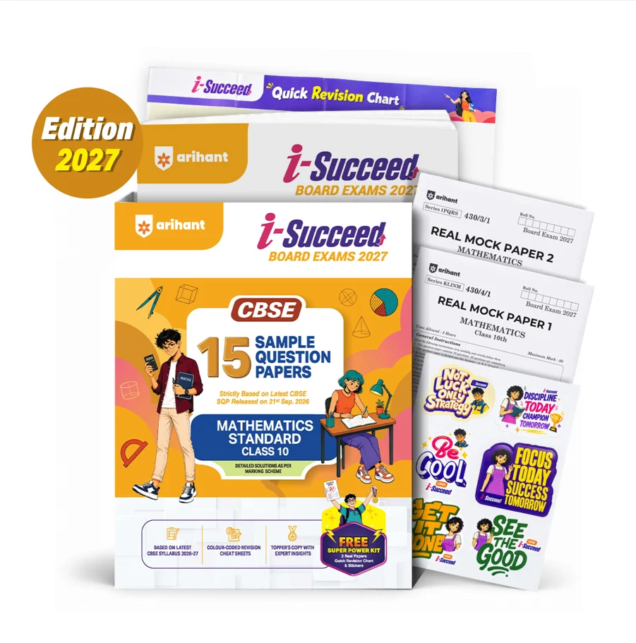 Arihant Mathematics 15 Sample Paper For CBSE Class 10th 2027 With Solutions - Bhandari Stationers Kota Arihant Mathematics 15 Sample Paper For CBSE Class 10th 2027 With Solutions - Bhandari Stationers Kota
