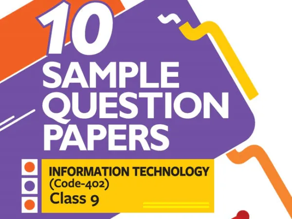 Arihant CBSE Information Technology 10 Sample Question Paper For Class 9th, 2025-26 With Solutions - Bhandari Stationers