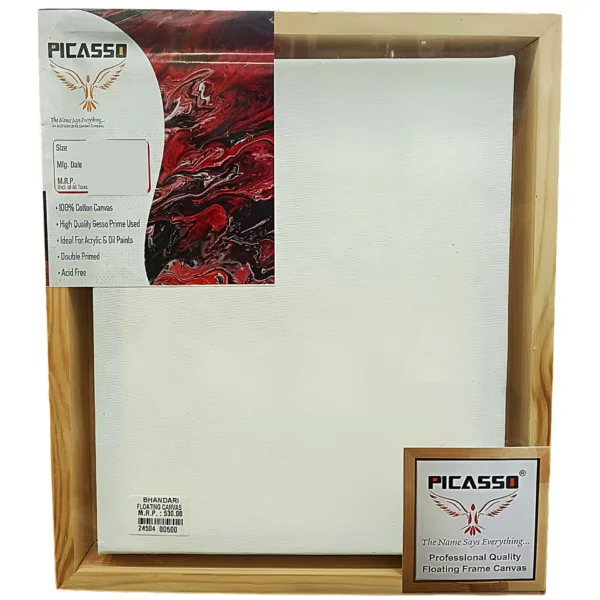 Picasso Acrylic Painting Art Canvas Frame Square Shape All Size - Bhandari Stationers