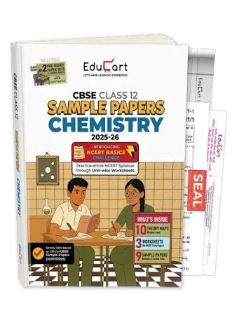 Edu Cart CBSE Chemistry Sample Question Paper For Class 12th, 2025-26 With Solution - Bhandari Stationers