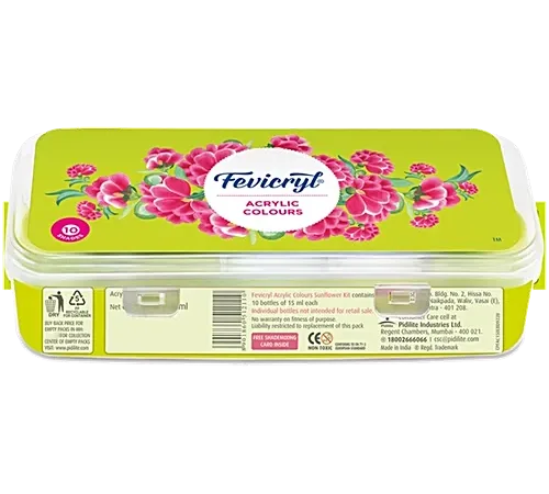 Pidilite Fevicryt Acrylic Colour 10 Shade - Bhandari Stationers