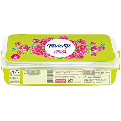 Pidilite Fevicryt Acrylic Colour 10 Shade - Bhandari Stationers