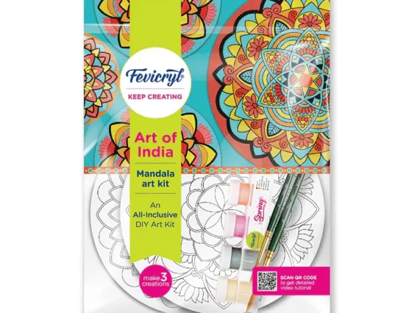 Pidilite Fevicryl Mandala Art Kit Art OF India - Bhandari Stationers