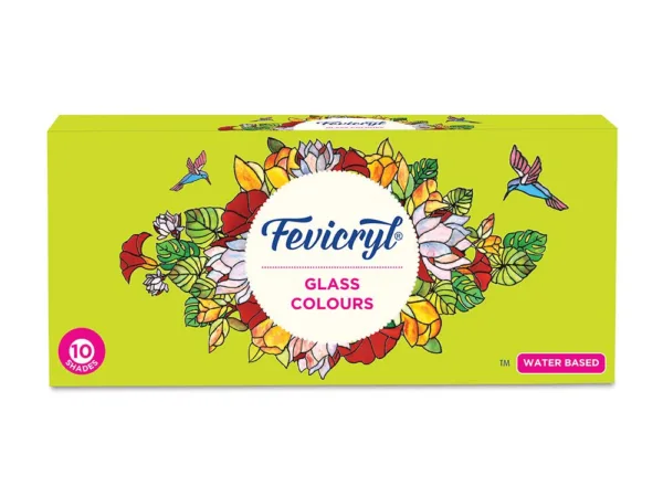 Pidilite Fevicryt Glass Color 10 Shades - Bhandari Stationers