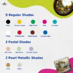 Pidilite Fevicryt Acrylic Colour Carnival Pack 14 Shades - Bhandari Stationers