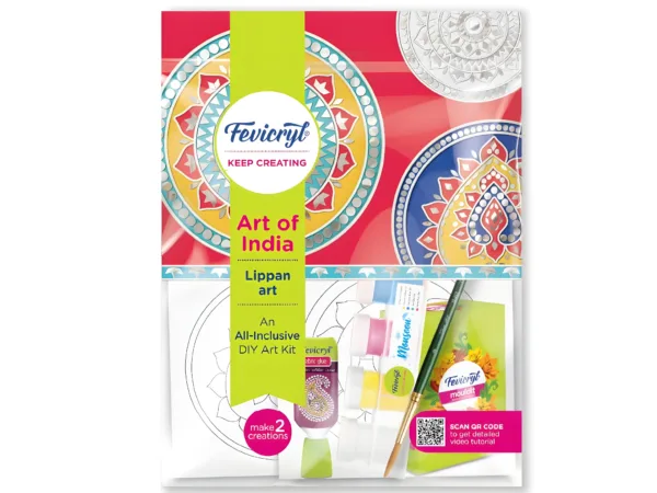 Pidilite Fevicryl Lippan Art Kit Art OF India - Bhandari Stationers