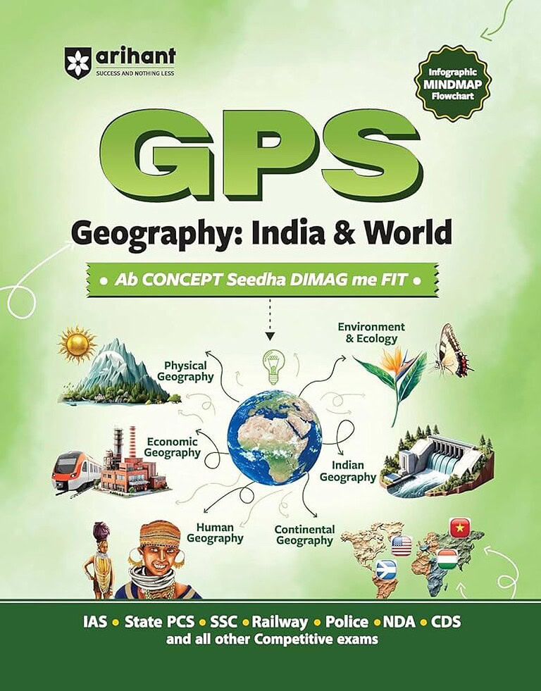 Arihant Geography: India & World GPS Book - Bhandari Stationers