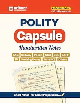 Arihant Polity Best Handwritten Notes Capsule - Bhandari Stationers
