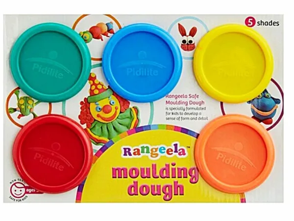 Pidilite Rangeela Mould Dough 5 Shades - Bhandari Stationers