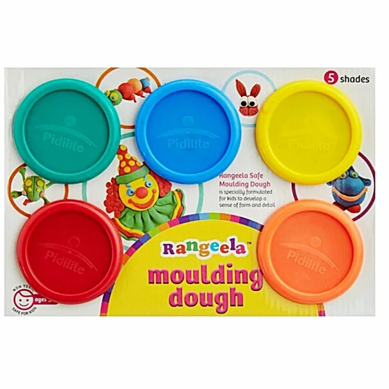 Pidilite Rangeela Mould Dough 5 Shades - Bhandari Stationers