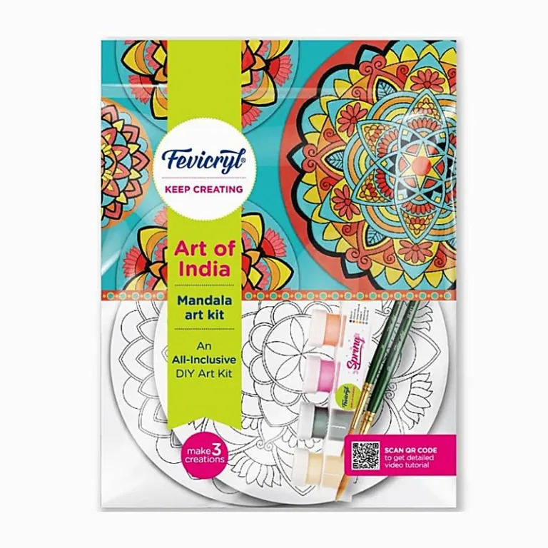 Pidilite Fevicryt Mandala Art Kit For Artiest, Student - Bhandari Stationers