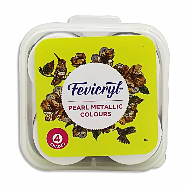 Pidilite Fevicryt Pearl Metallic Color Kit 4 Shades - Bhandari Stationers