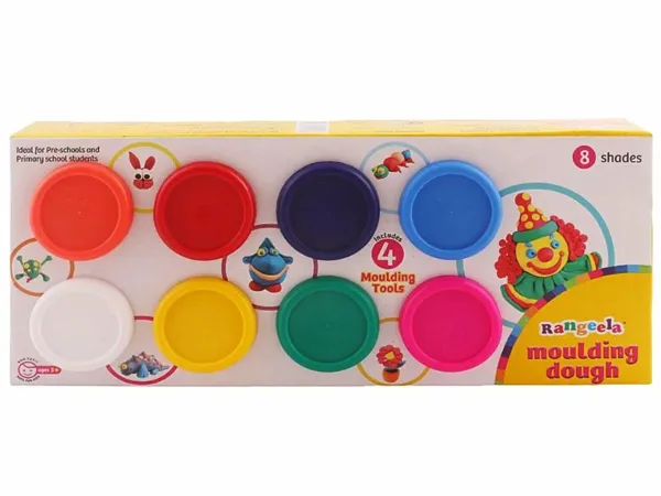 Pidilite Rangeela Mould Dough 8 Shades - Bhandari Stationers