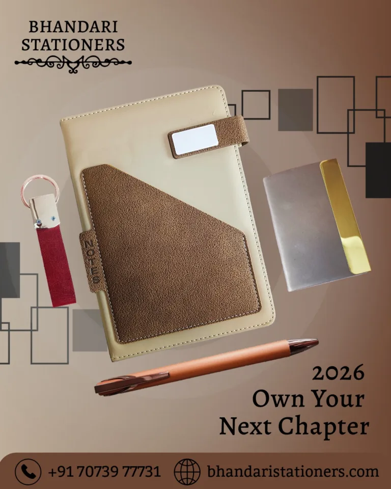 Exclusive New Diary 2026 For New Year With Gift Set - Bhandari Stationers