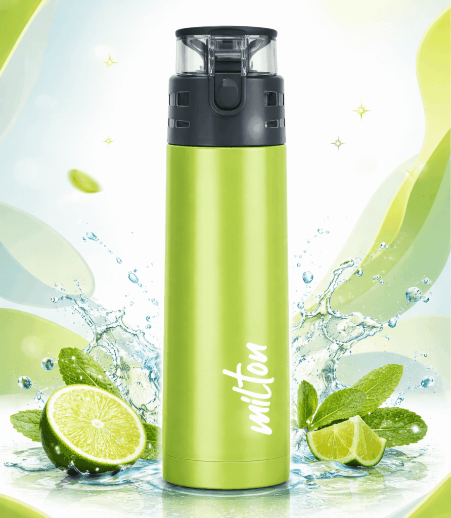 Atlantis Thermo-Steel Hot & Cold Water Bottle 600ml - Milton - Bhandari Stationers
