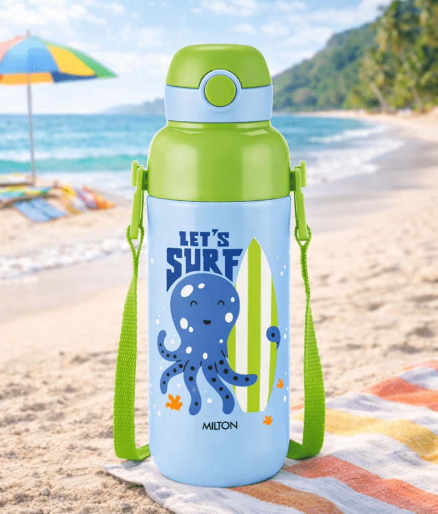 Indus Steel Hot & Cold Kids Water Bottle 600ml - Milton - Bhandari Stationers