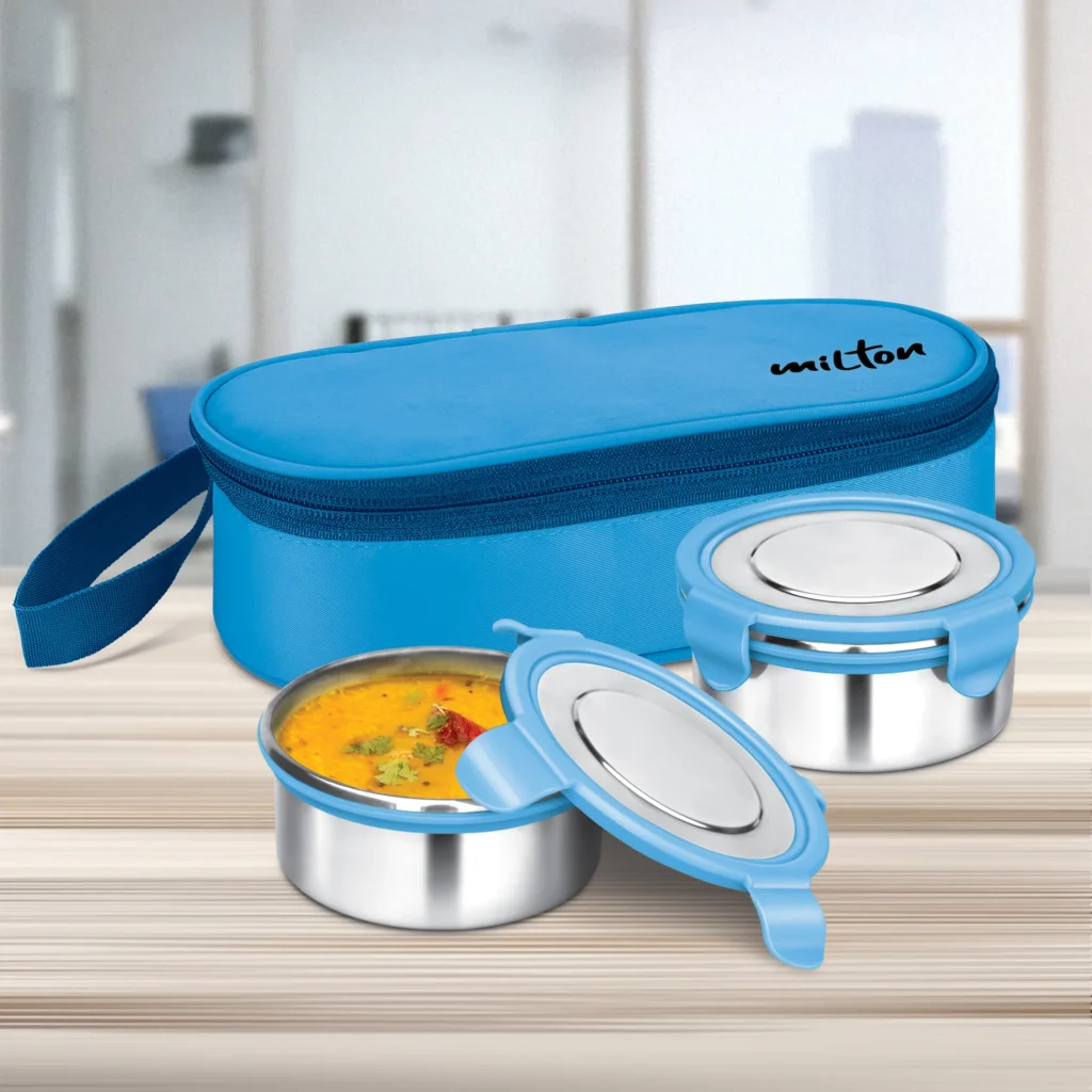 Express Meal Tiffin Lunch Box 2x380ml - Milton - Bhandari Stationers