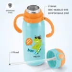 Fountain Stainless Steel Hot & Cold Water Bottle 450ml - Milton - Image 5
