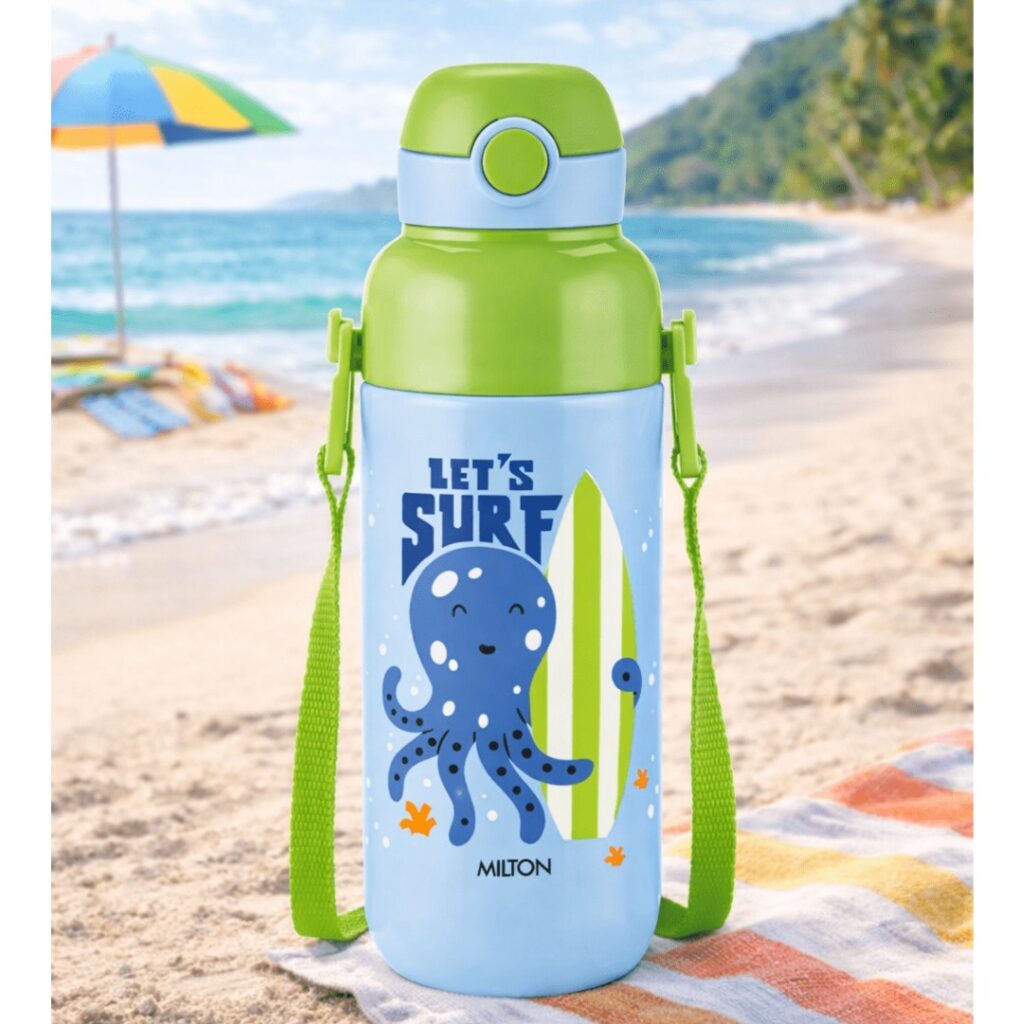 Indus Steel Hot & Cold Kids Water Bottle 600ml - Milton - Bhandari Stationers