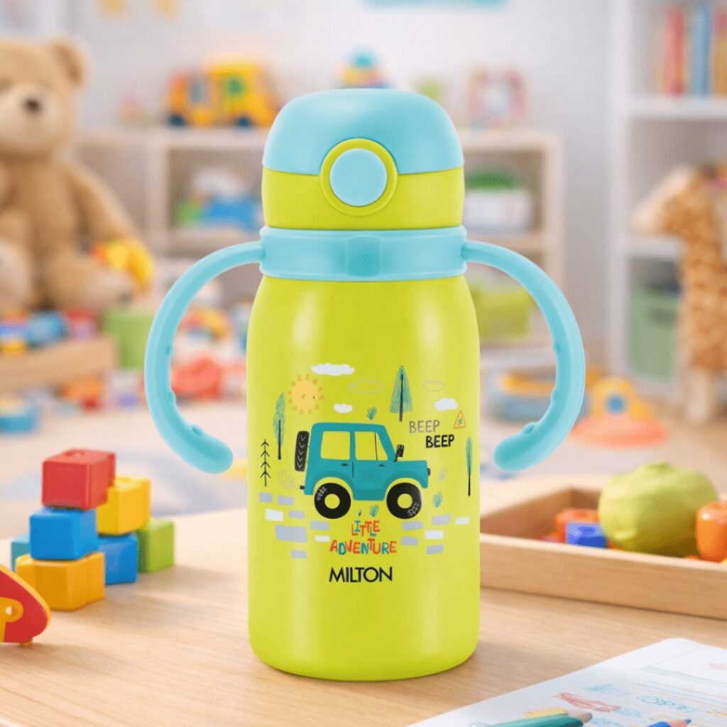 Fountain Stainless Steel Hot & Cold Water Bottle 450ml - Milton - Bhandari Stationers