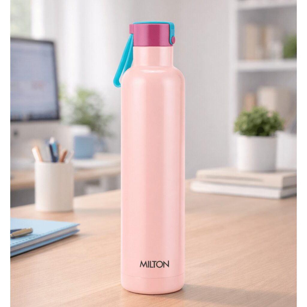 Felice Thermo-Steel Hot & Cold Water Bottle 1000ml - Milton - Bhandari Stationers