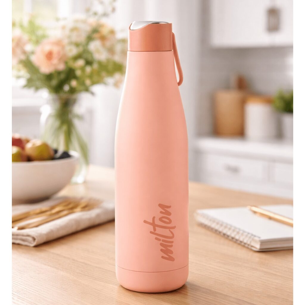 Fame Thermo-Steel Hot & Cold Water Bottle 600ml - Milton - Bhandari Stationers