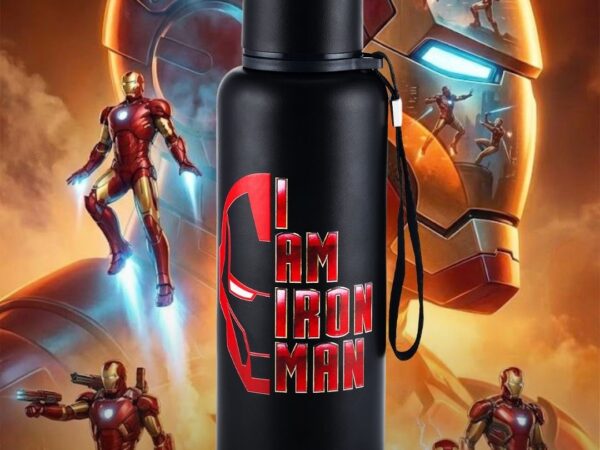 Marvel Iron Man Art edge Hot & Cold Water Bottle 750ml - Milton - Bhandari Stationers