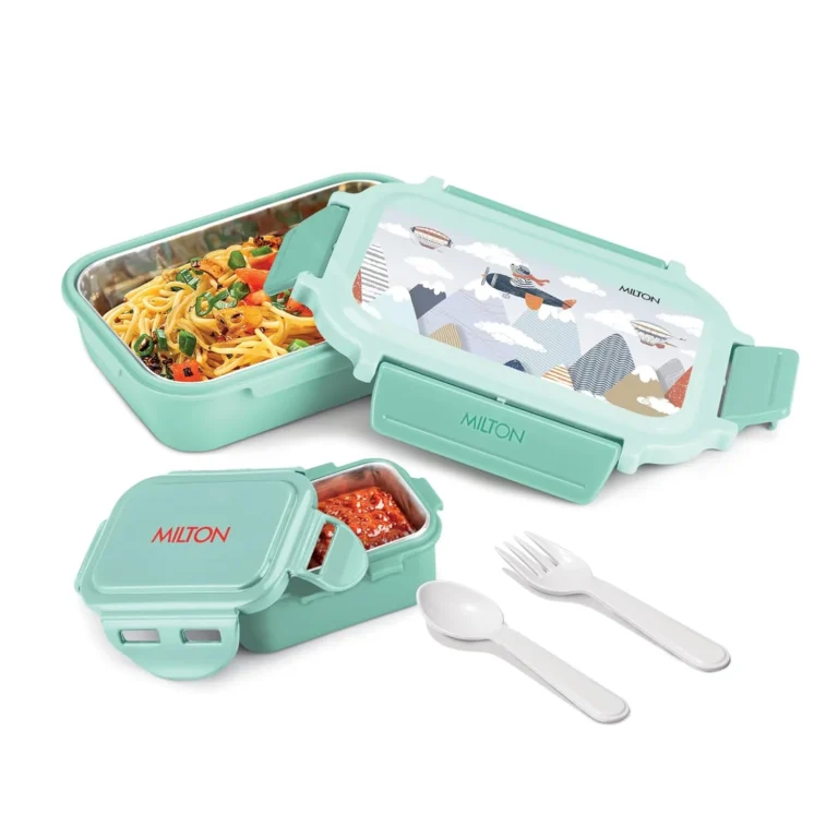 Sherry Steel Tiffin Lunch Box 550ml - Milton - Bhandari Stationers