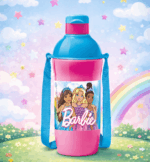 Milton Steel Barbie Kids Sipper Water Bottle 600ml