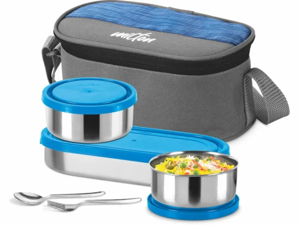 Milton Master Insulated Lunch Box 3 Container With 2 Types Spoon