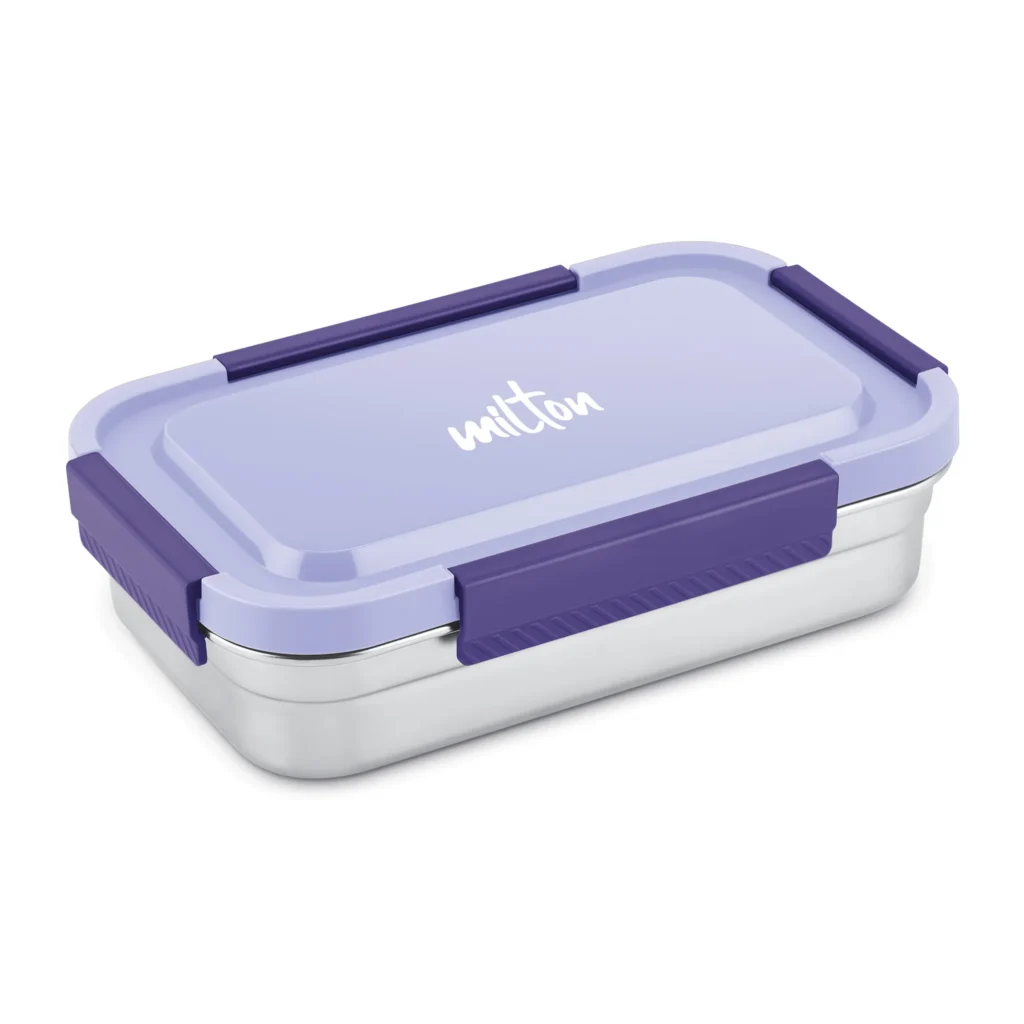 Metro Meal Small Tiffin Lunch Box With 1 Container - Milton - Bhandari Stationers