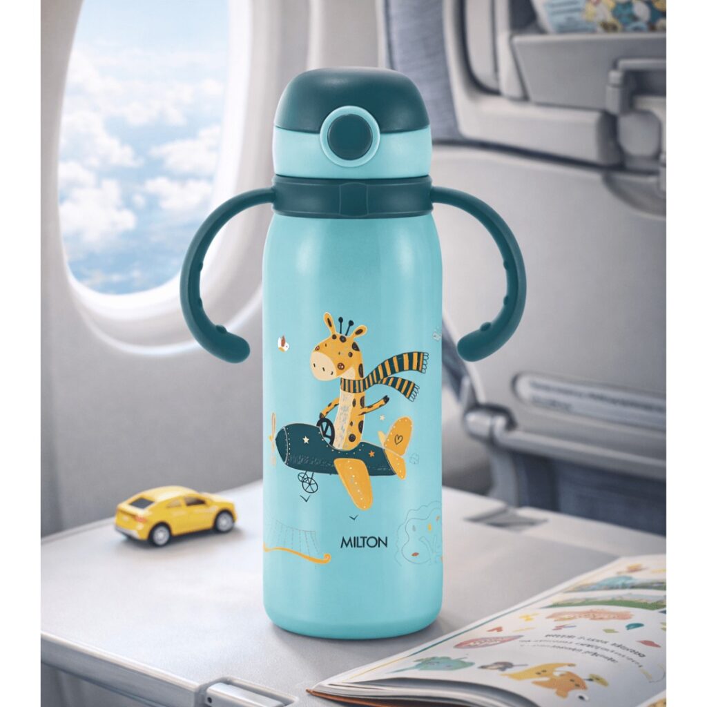 Kiddo Thermo steel Hot & Cold Kids Water Bottle 450ml - Milton - Bhandari Stationers