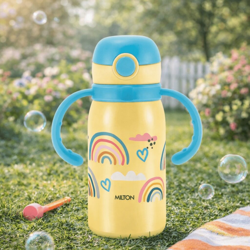 Kiddo Thermo steel Hot & Cold Kids Water Bottle 300ml - Milton - Bhandari Stationers