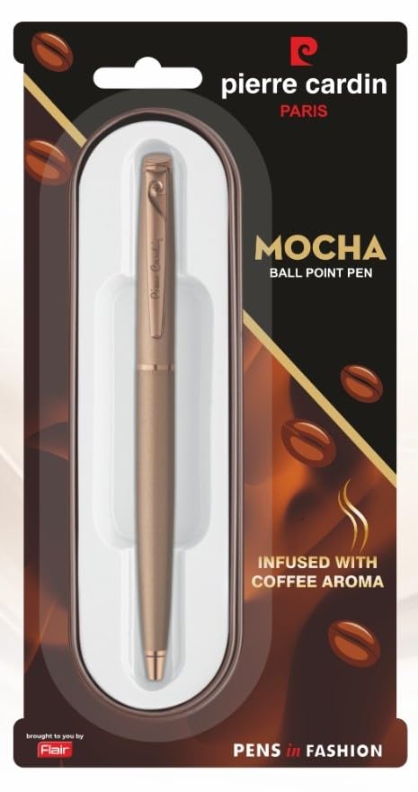 Pierre Cardin Mocha Ball Point Pen With Coffee Fragrance - Bhandari Stationers Pierre Cardin Mocha Ball Point Pen With Coffee Fragrance - Bhandari Stationers
