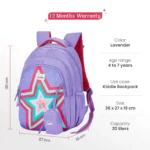 Genie Popstar School Bag for Kids - Lavender - Image 9