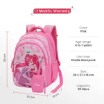 Genie Mermaid School Bag for Kids - Pink - Image 9