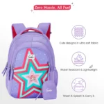 Genie Popstar School Bag for Kids - Lavender - Image 8