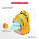 Genie Popstar School Bag for Kids - Mustard Yellow - Image 4