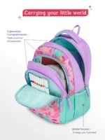 Genie Bubbles School Bag for Kids - Lavender - Image 3