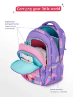 Genie Fun Pop Best School Bag for Kids - Purple - Image 2
