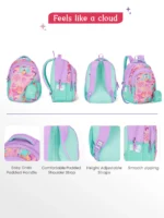 Genie Bubbles School Bag for Kids - Lavender - Image 2