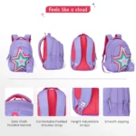Genie Popstar School Bag for Kids - Lavender - Image 6