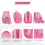 Genie Mermaid School Bag for Kids - Pink - Image 6