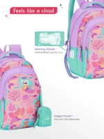Genie Bubbles School Bag for Kids - Lavender - Image 6