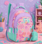 Genie Bubbles School Bag for Kids - Lavender - Bhandari Stationers