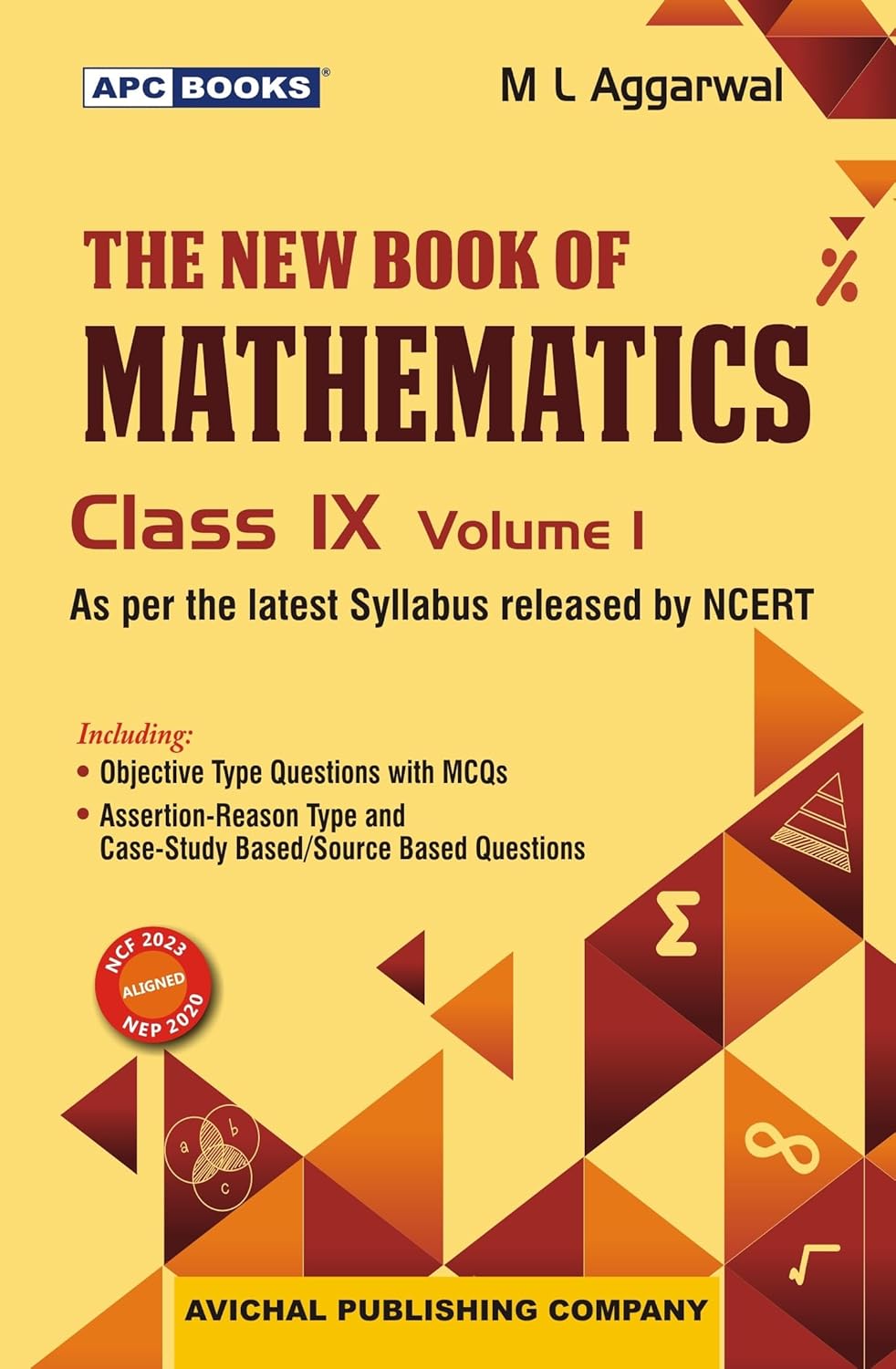 APC Books Mathematics Vol. 1 For Class 9th By M L Aggarwal - Bhandari Stationers APC Books Mathematics Vol. 1 For Class 9th By M L Aggarwal - Bhandari Stationers