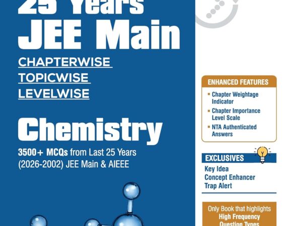 Arihant 25 Years Chemistry JEE Main Preparation Chapterwise & Topicwise Textbook - Bhandari Stationers